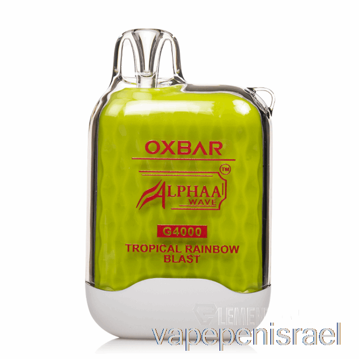 חד פעמי Vape Israel Oxbar G4000 פיצוץ קשת טרופית חד פעמית